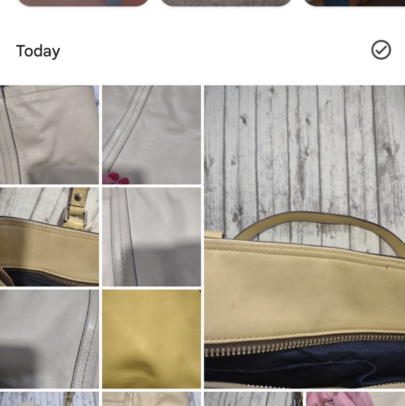 Coach Beige Leather Handbag - Picture 16 of 16